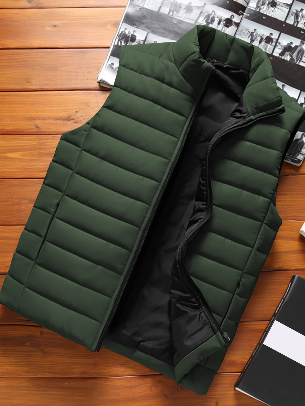 Men's Lightweight Stand-Collar Quilted Gilet Vest