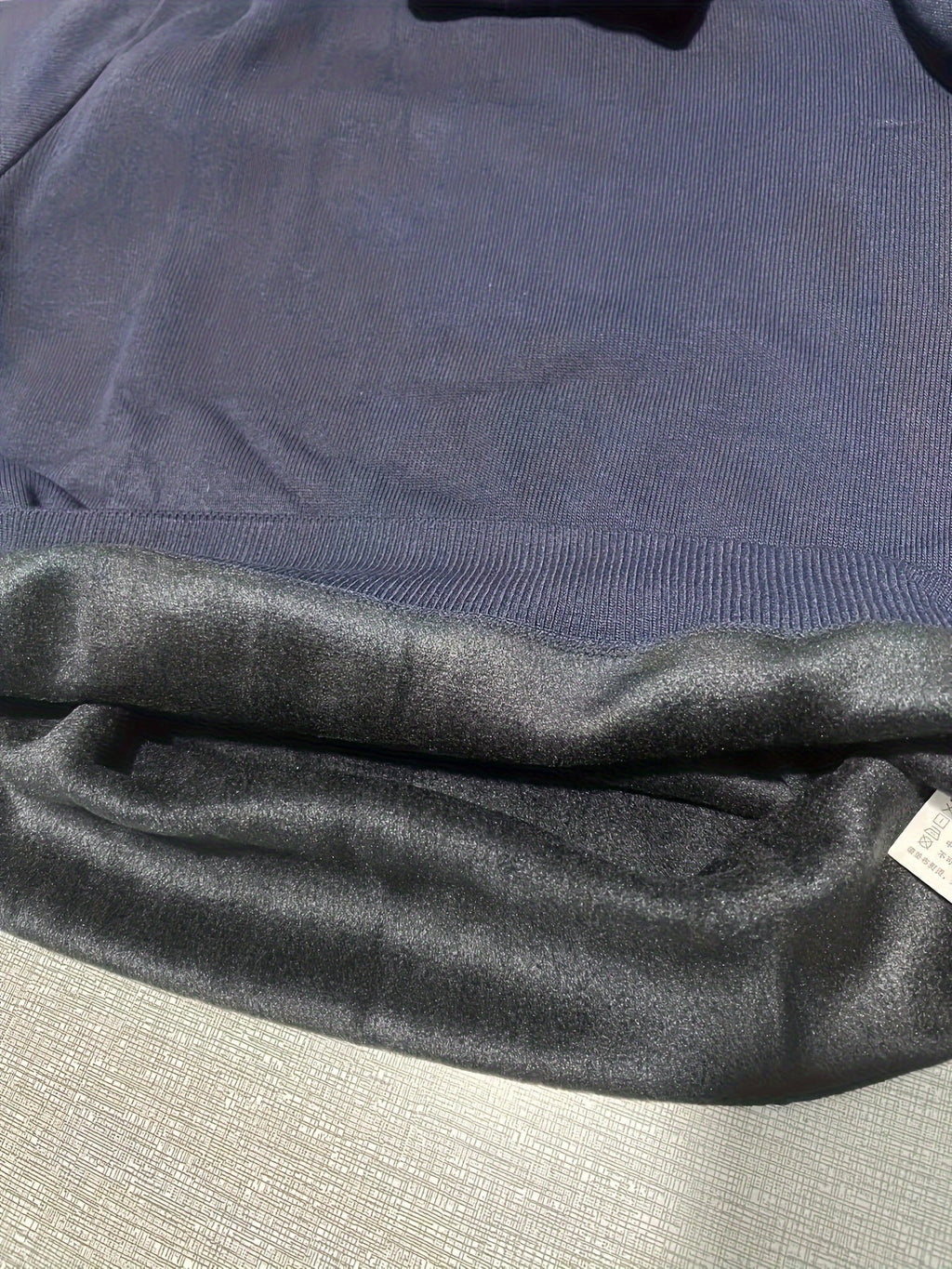 Men's Soft Lined Roll Neck Knit Sweater
