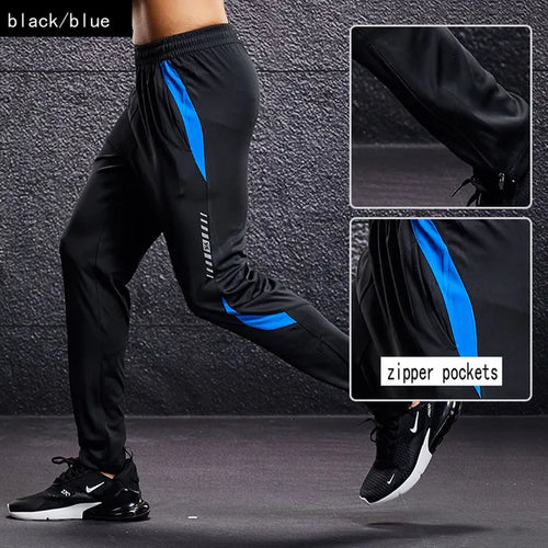 Men's Athletic Tapered Zip-Pocket Sweatpants
