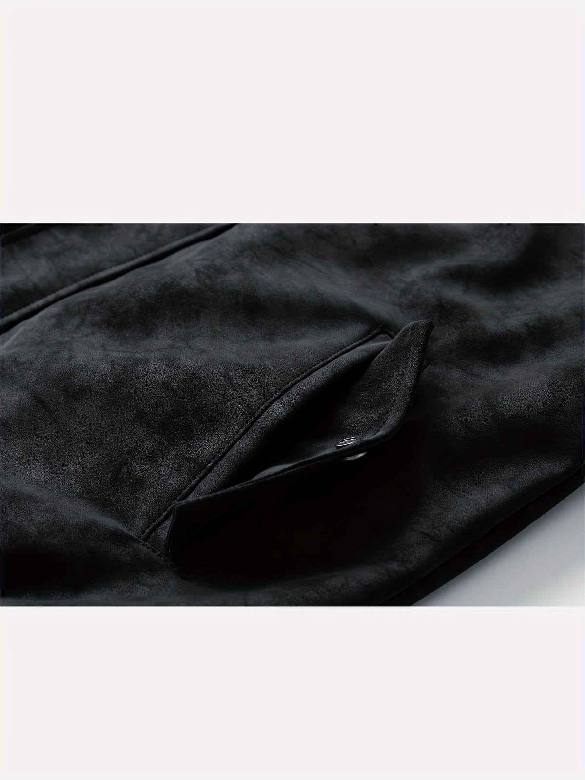 Men's Zip-Up Hooded Loose Fit Jacket with Sleeve Pocket