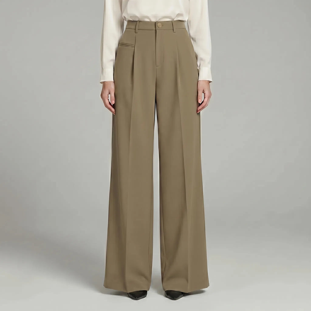 Women's Wide-Leg Summer Pleated Palazzo Pants