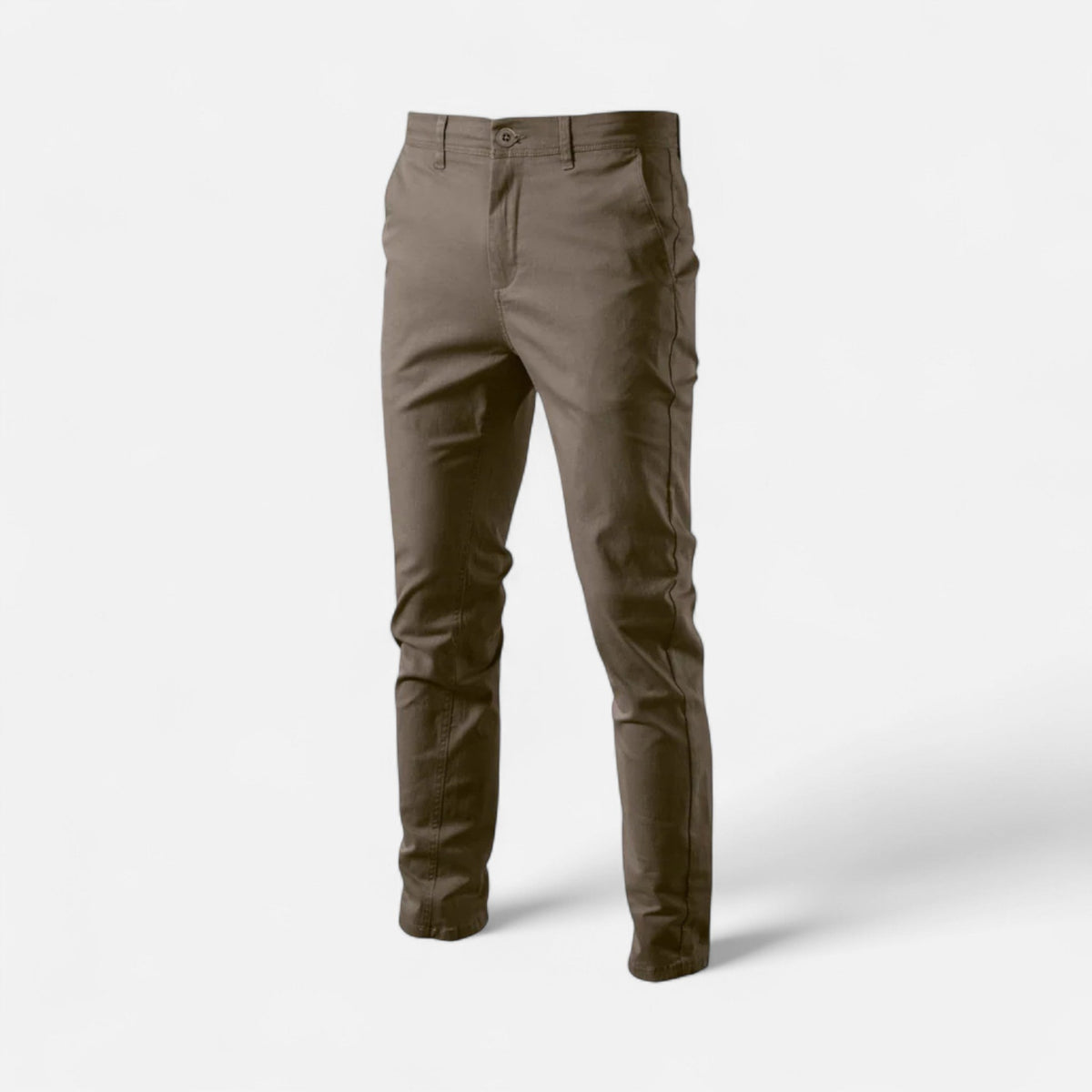 Men's Tailored Cotton Blend Smart Casual Chino Pants