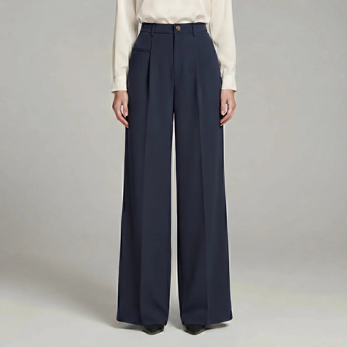 Women's Wide-Leg Summer Pleated Palazzo Pants