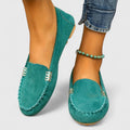 Women's Orthopedic Loafers with Metal Accent Detail
