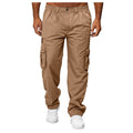 Men's Straight-Leg Multi-Pocket Utility Cargo Pants