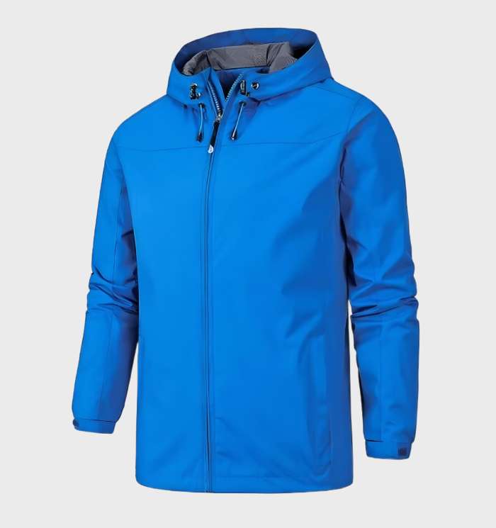 Men's Light Shell Jacket with Hood for Travel