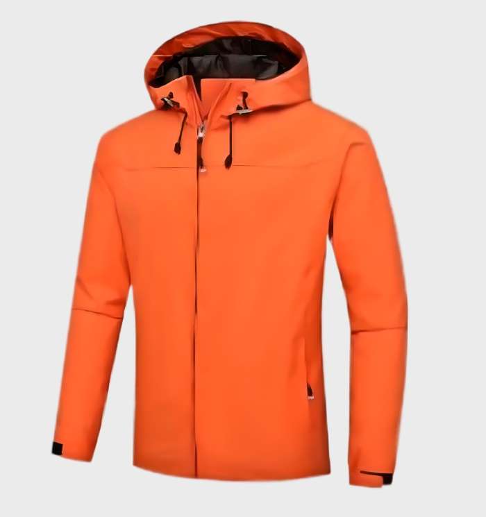 Men's Light Shell Jacket with Hood for Travel