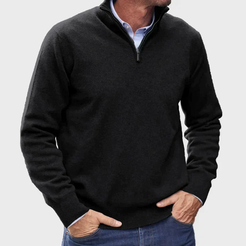 Men's Office to Weekend Quarter Zip Knit Pullover