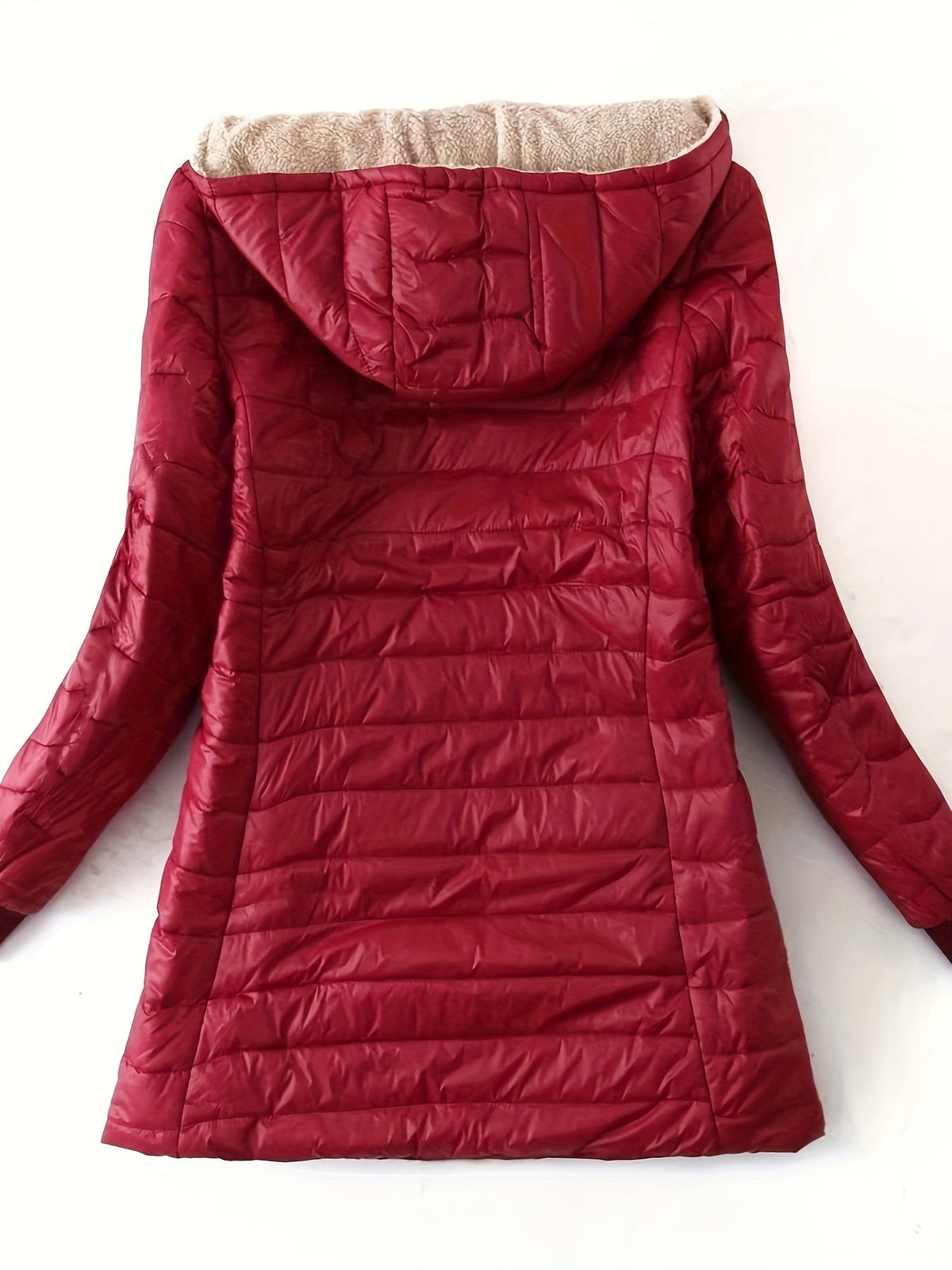 Women's Longline Padded Quilted Winter Coat