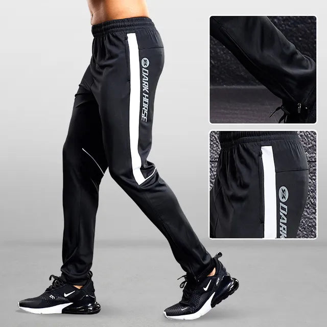 Men's Athletic Tapered Zip-Pocket Sweatpants