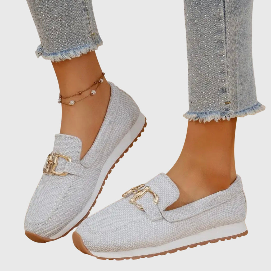 Women's Breathable Lightweight Horsebit Orthopedic Loafers