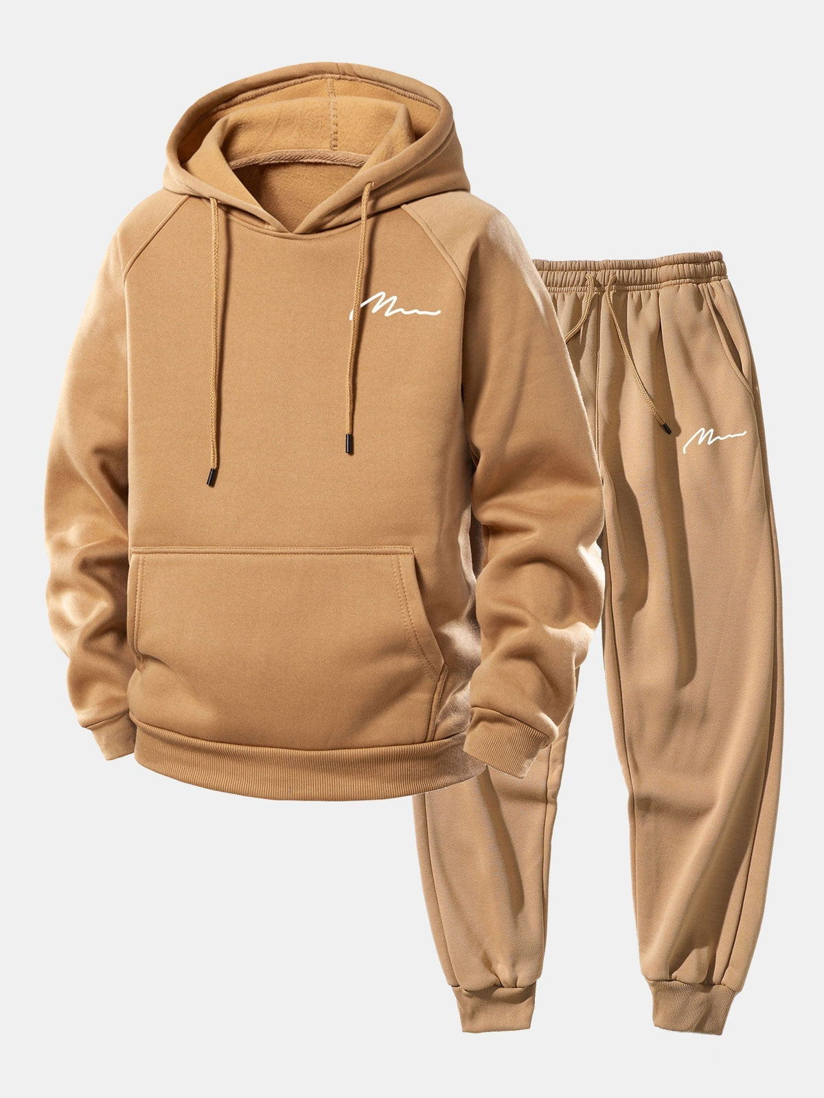 Men's Tapered Jogger Pullover Hoodie Sweatsuit
