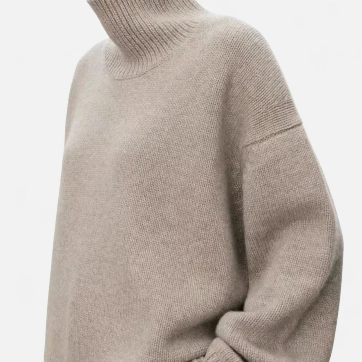 Women's Classic Pure Wool High Neck Pullover