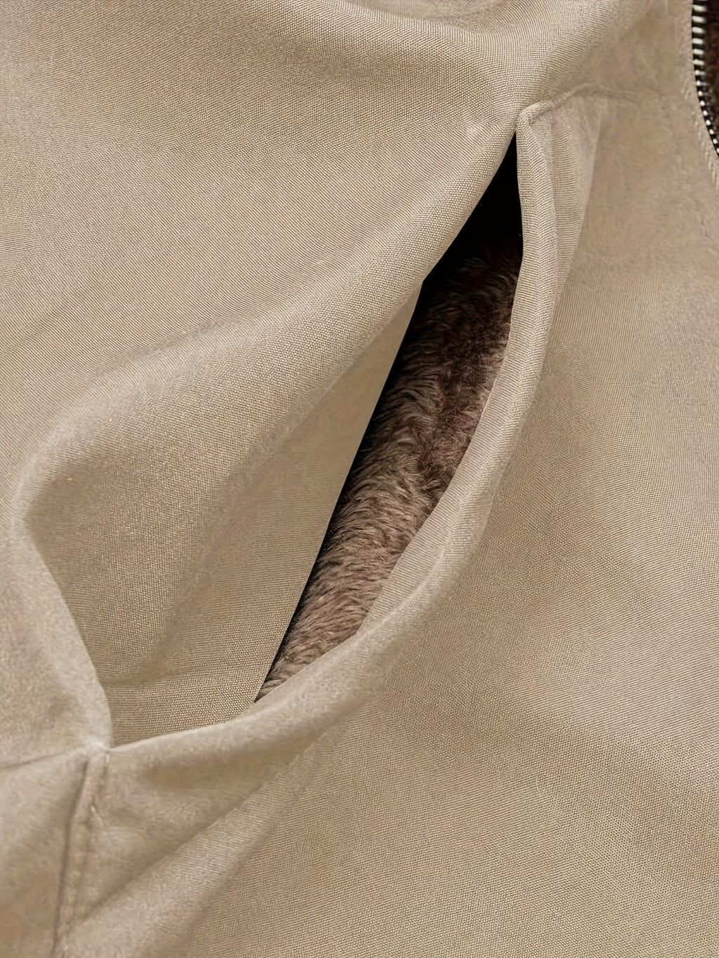 Women's Plush Lining Hooded Long Zip Overcoat