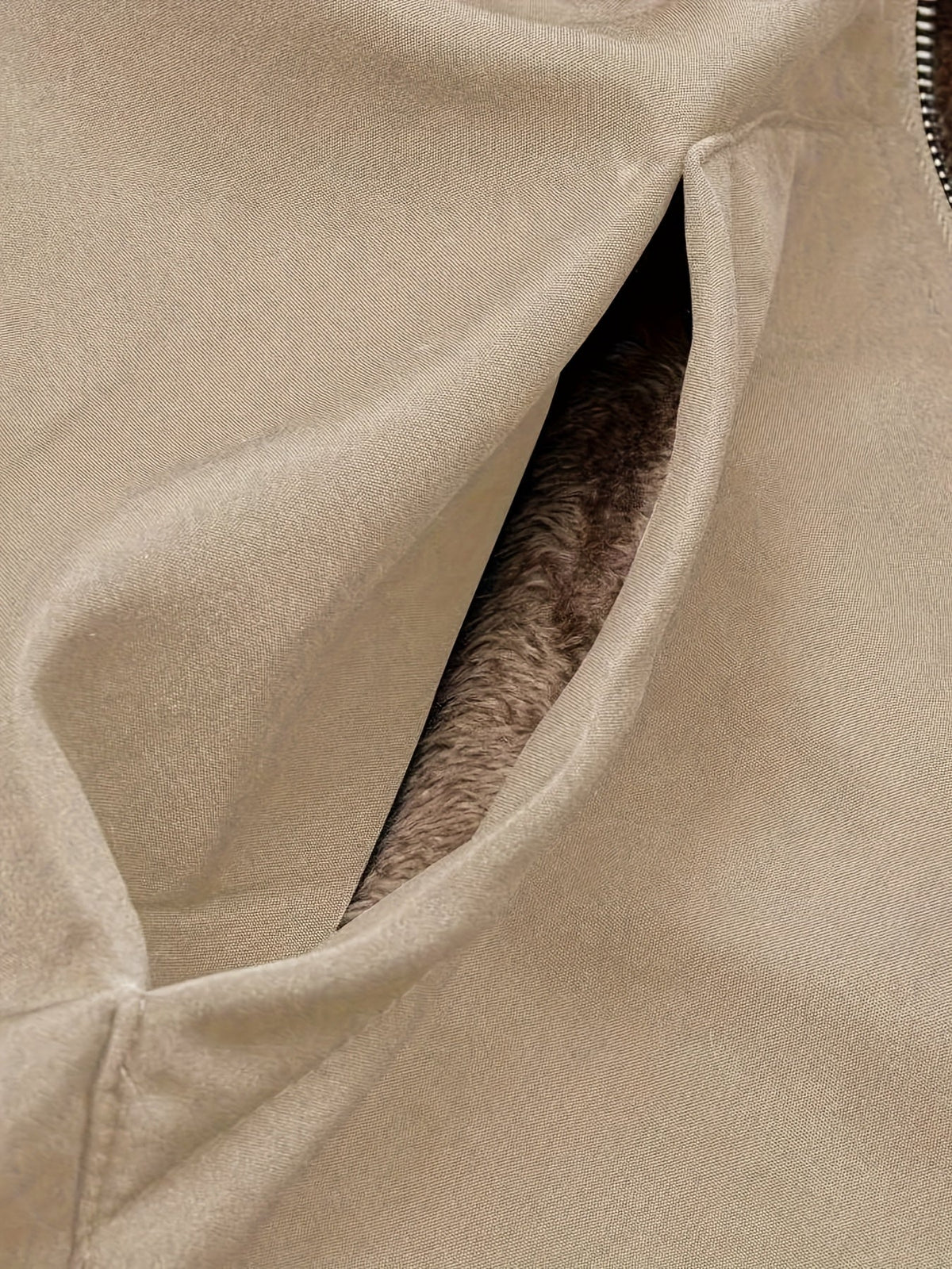 Women's Plush Lining Hooded Long Zip Overcoat