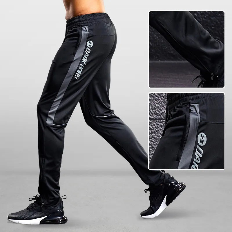 Men's Athletic Tapered Zip-Pocket Sweatpants