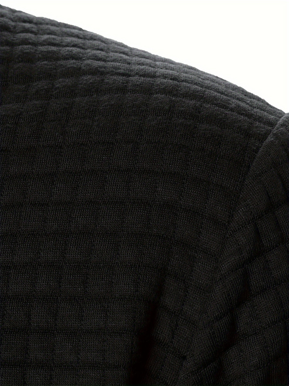 Men's Textured Stand Collar Zip Bomber Coat