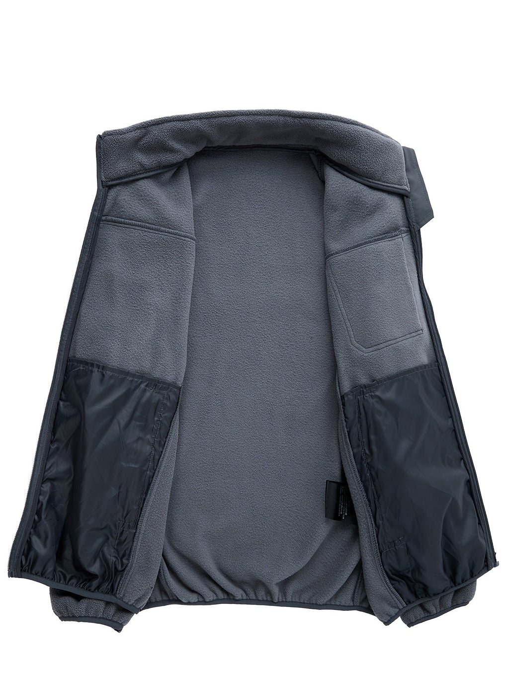 Men's Stand Collar Full-Zip Rugged Outdoor Jacket