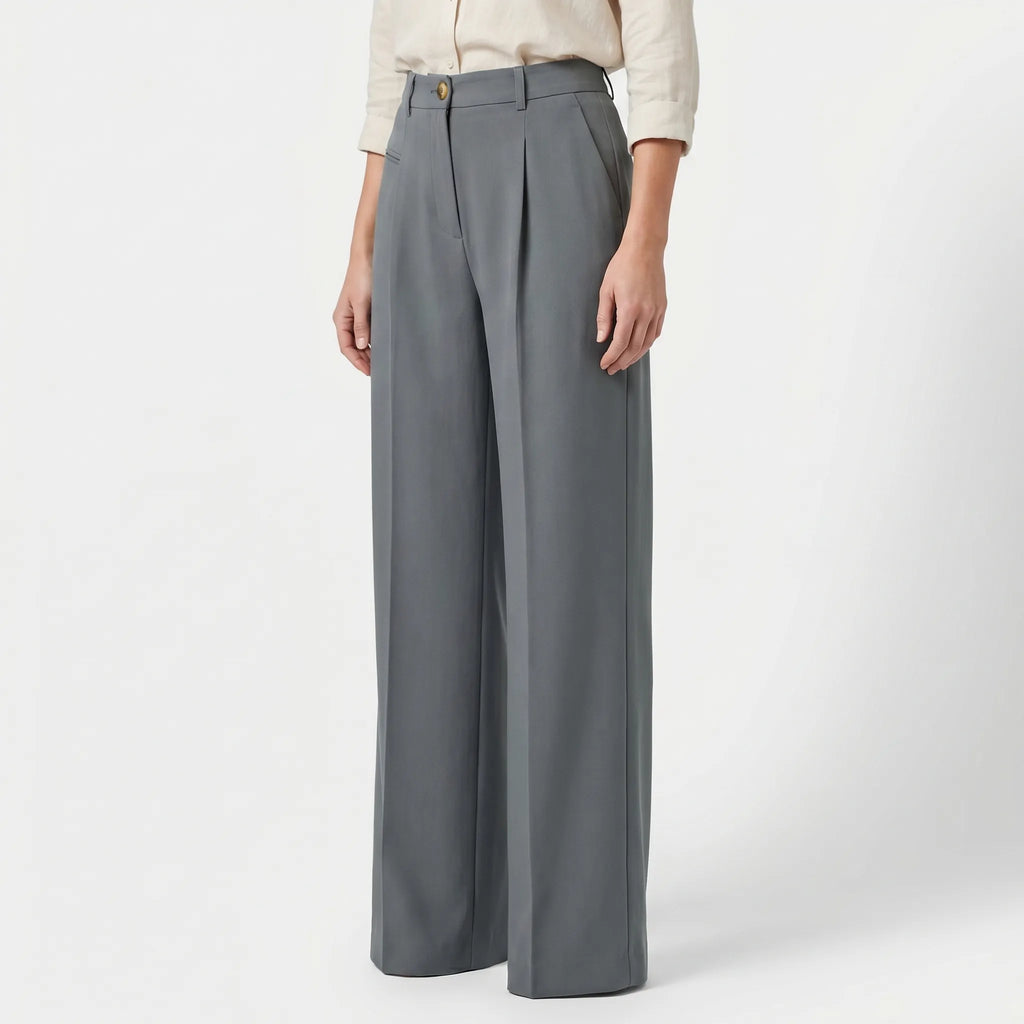 Women's Wide-Leg Summer Pleated Palazzo Pants