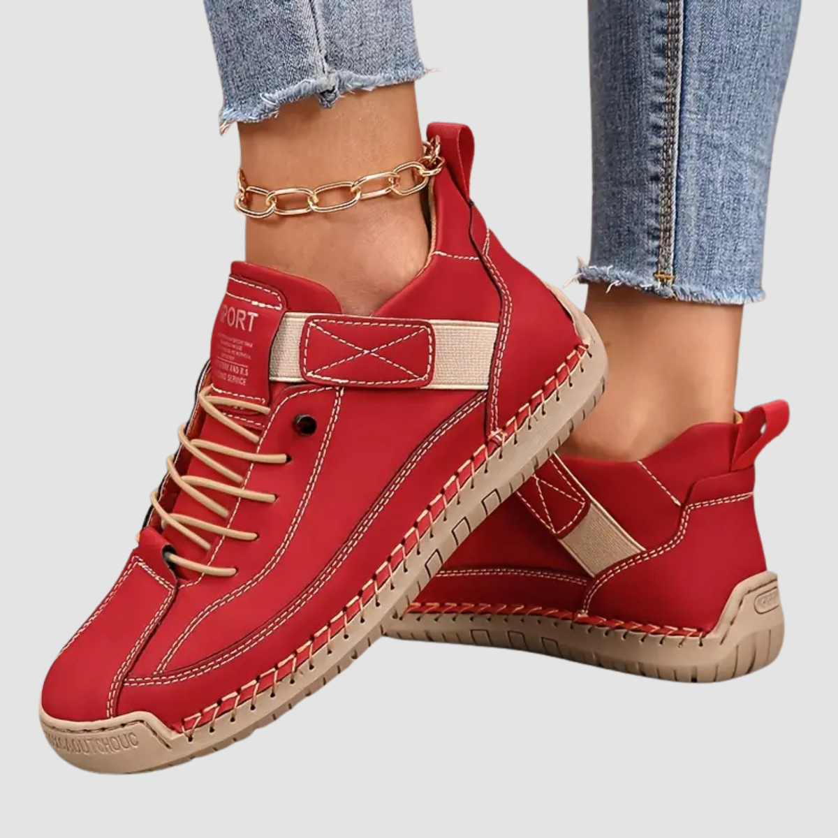 Women's Supportive Everyday Orthopedic Leather Sneakers