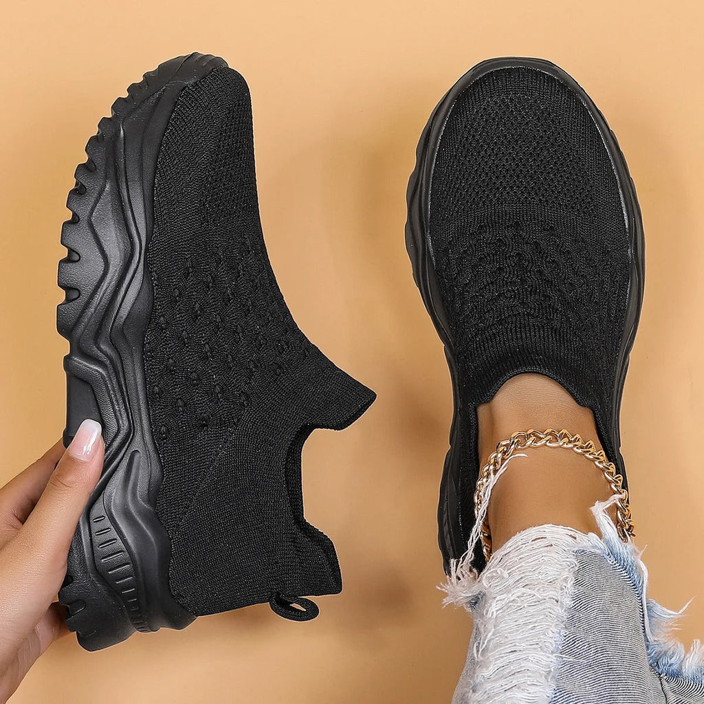 Women's Air Cushion Rounded Toe Orthopedic Walking Shoes