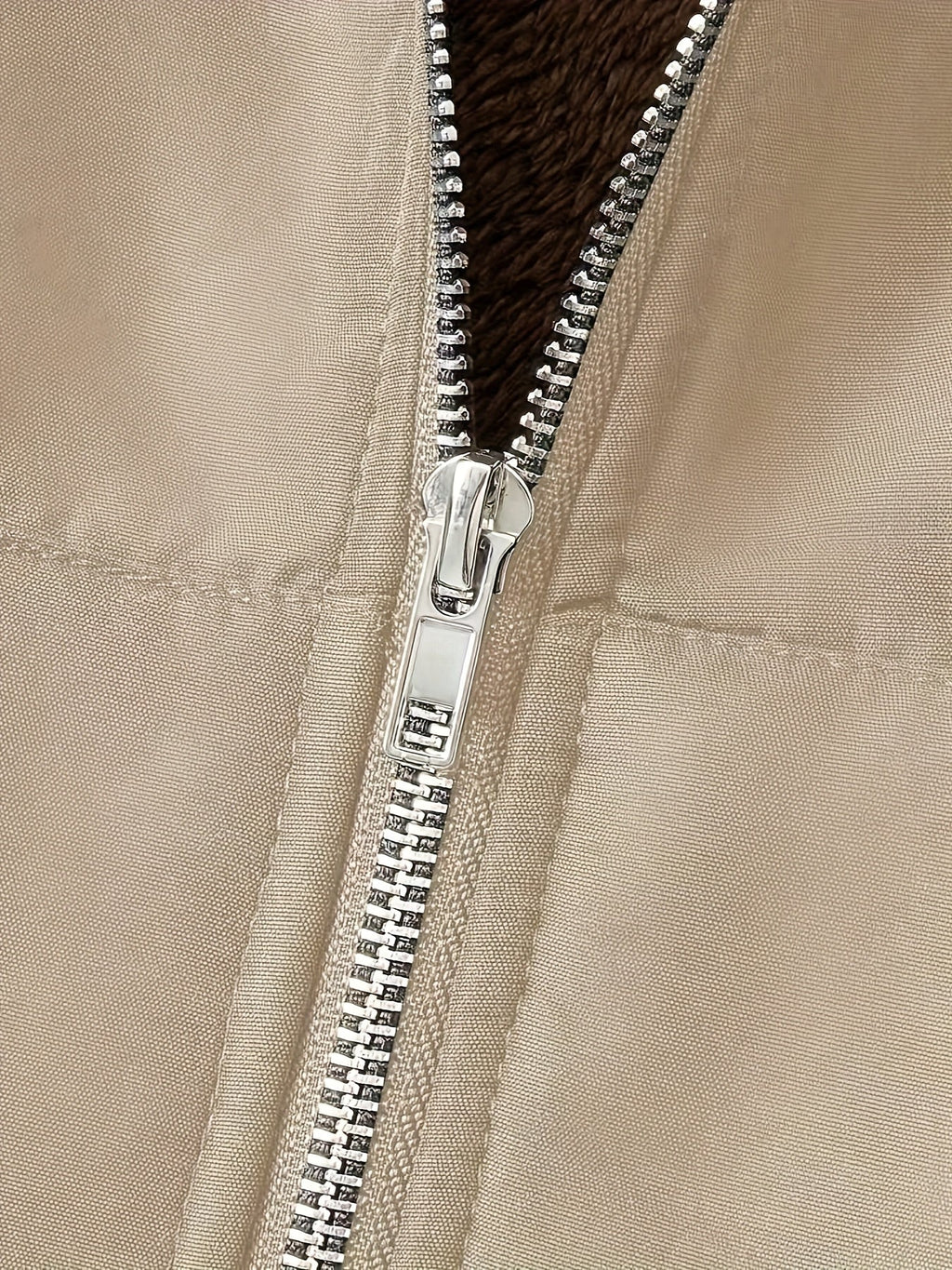 Women's Plush Lining Hooded Long Zip Overcoat
