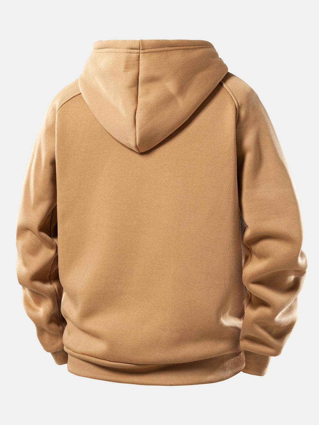 Men's Raglan Sleeve Drawstring Hoodie Jogger Tracksuit