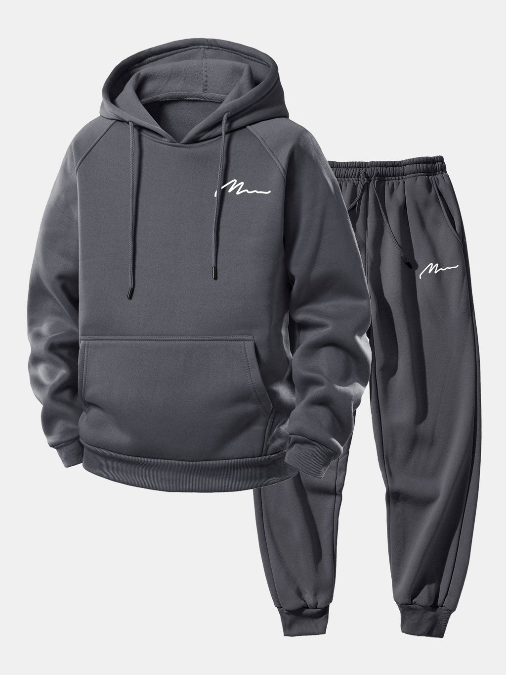 Men's Tapered Jogger Pullover Hoodie Sweatsuit