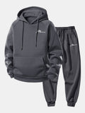 Men's Tapered Jogger Pullover Hoodie Sweatsuit