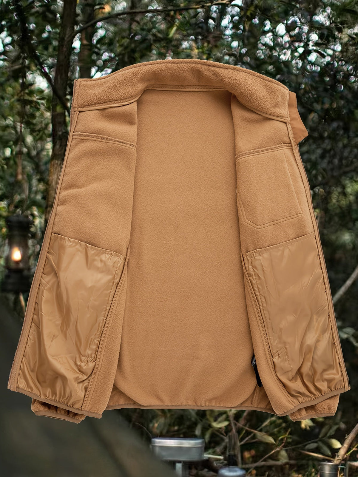 Men's Stand Collar Full-Zip Rugged Outdoor Jacket