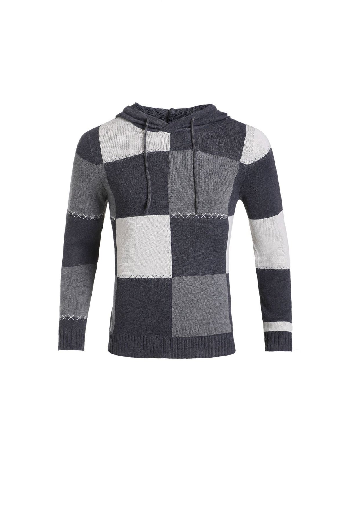 Men's Side Pocket Zip-Front Textured Knit Sweater Cardigan