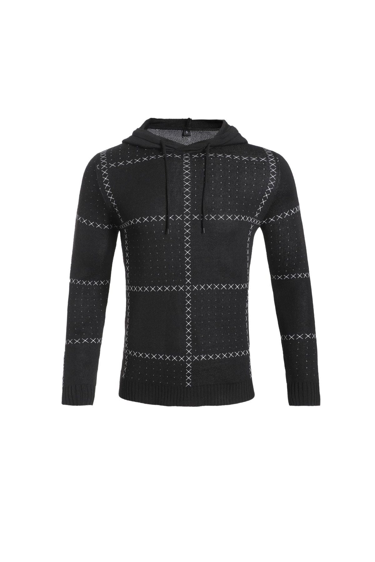 Men's Side Pocket Zip-Front Textured Knit Sweater Cardigan
