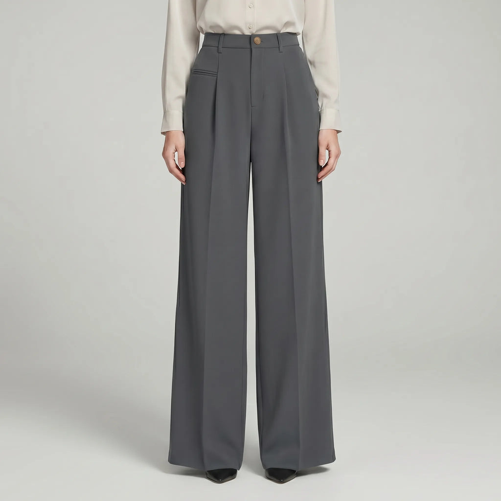 Women's Wide-Leg Summer Pleated Palazzo Pants