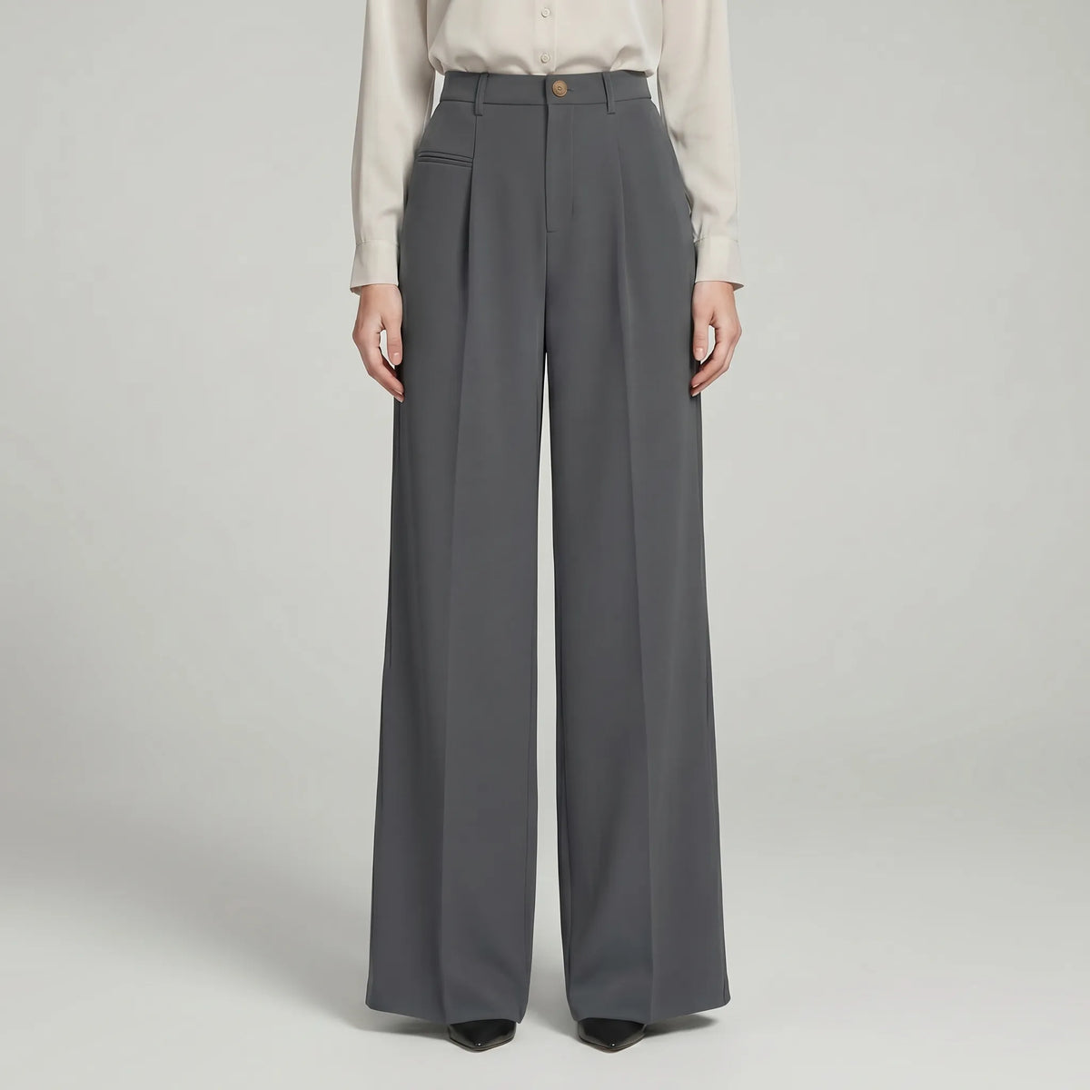 Women's Wide-Leg Summer Pleated Palazzo Pants