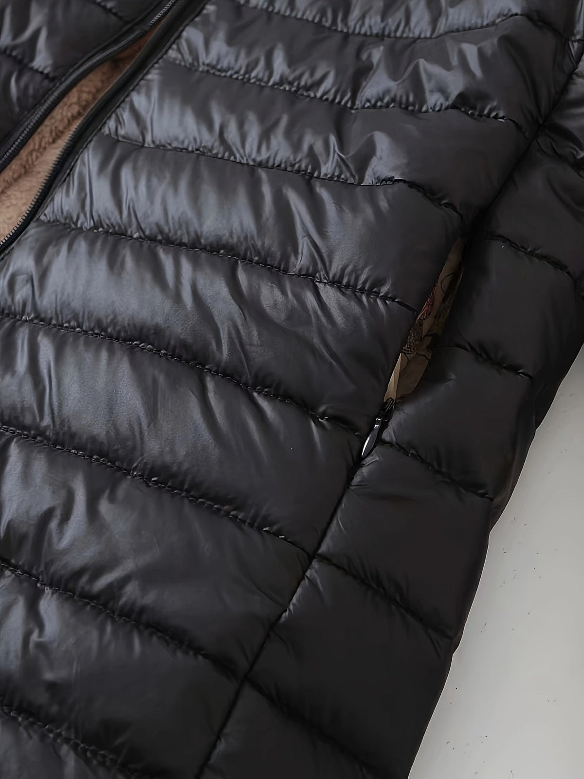Women's Longline Padded Quilted Winter Coat