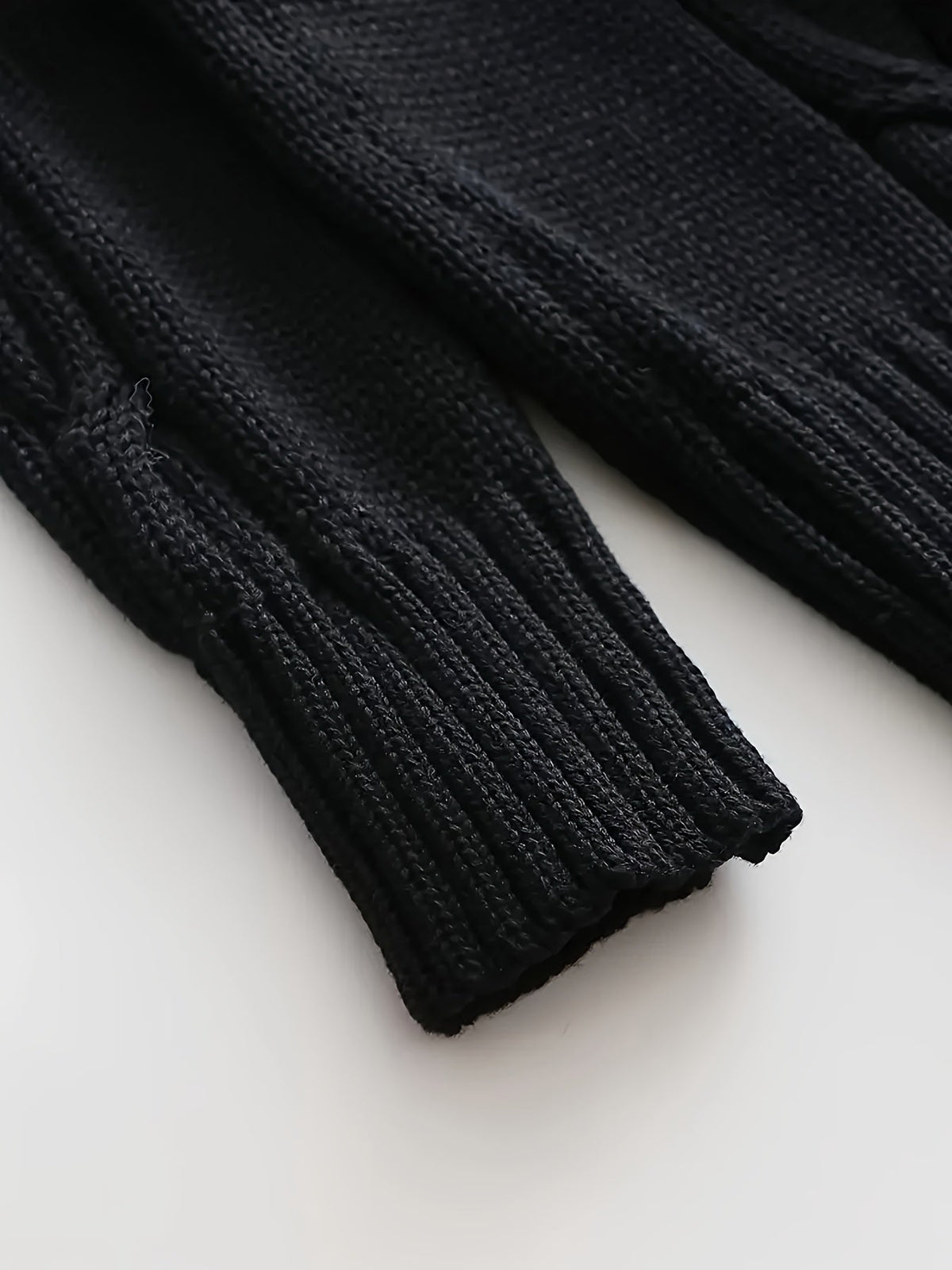 Men's Cable-Knit Shawl Collar Button-Front Sweater Cardigan