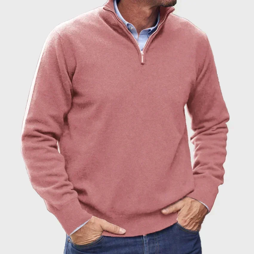 Men's Office to Weekend Quarter Zip Knit Pullover