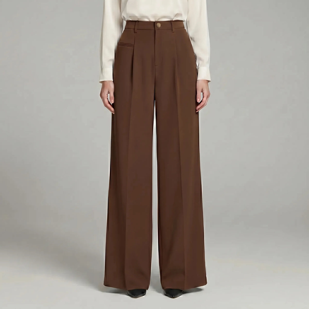 Women's Wide-Leg Summer Pleated Palazzo Pants