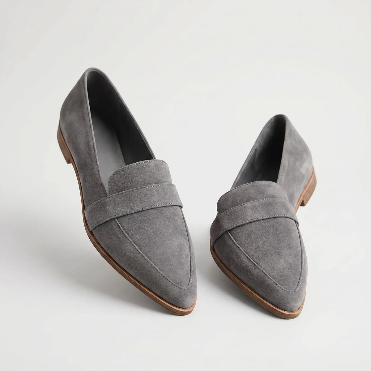 Women's Classic Penny Saddle Strap Pointed Loafers