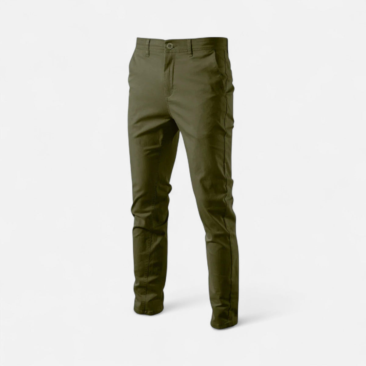 Men's Tailored Cotton Blend Smart Casual Chino Pants