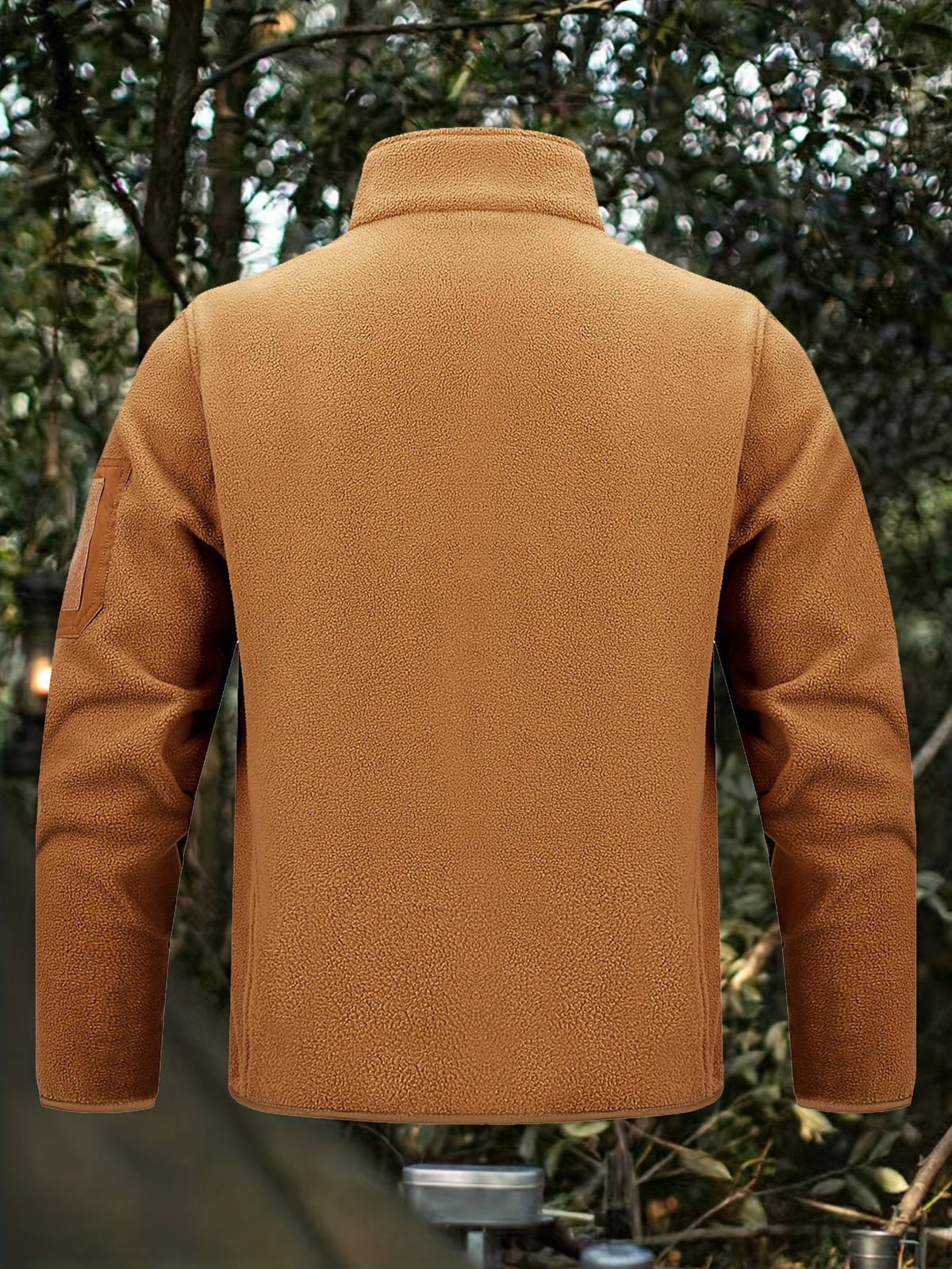 Men's Stand Collar Full-Zip Rugged Outdoor Jacket