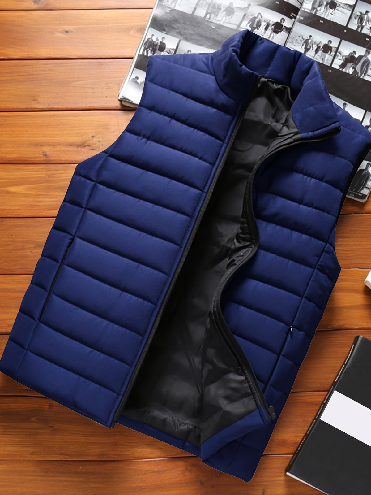 Men's Lightweight Stand-Collar Quilted Gilet Vest