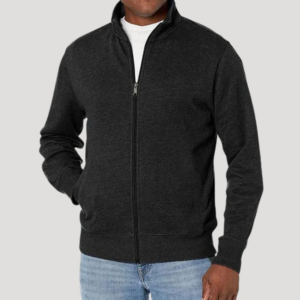 Men's Light Zip Front Casual Coat