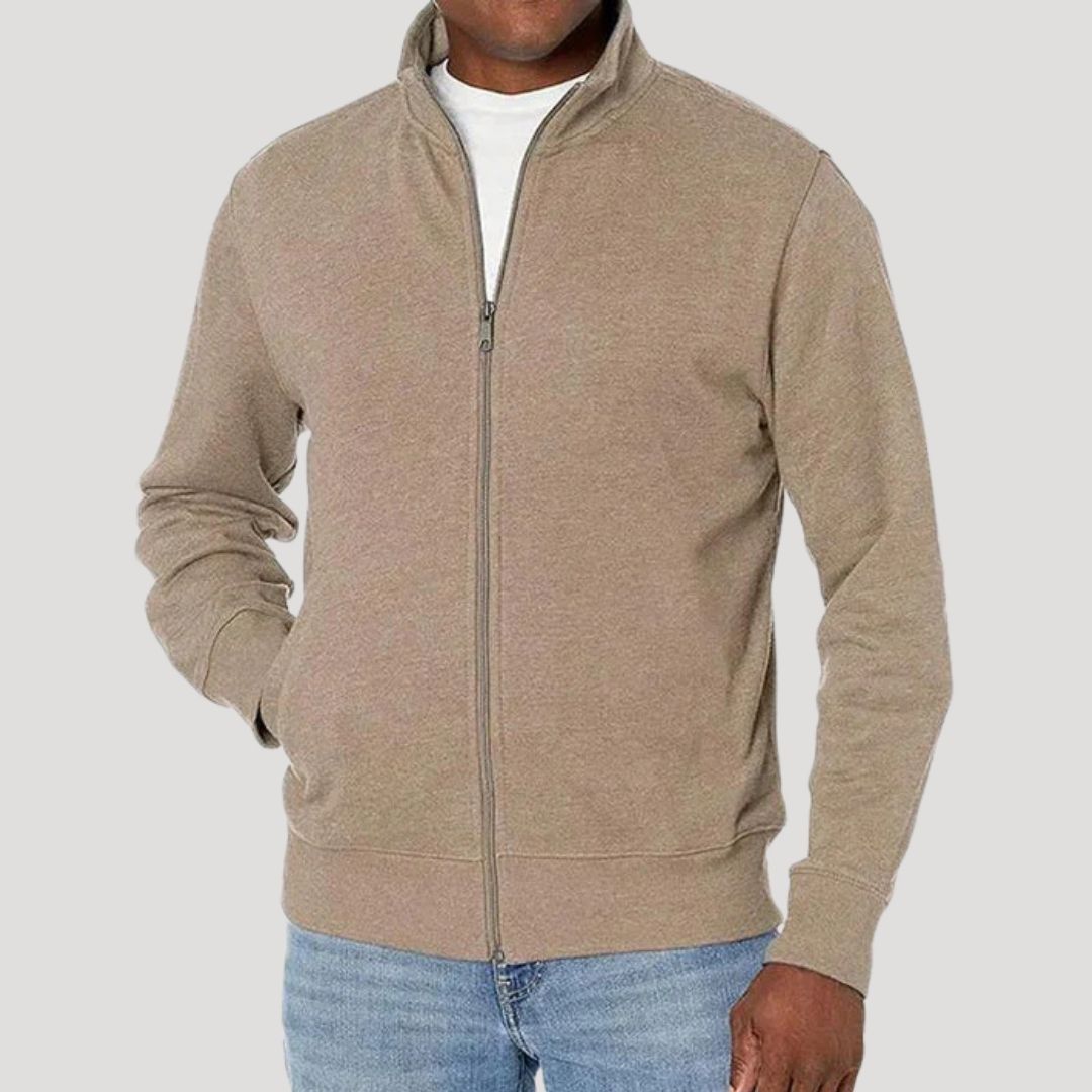 Men's Light Zip Front Casual Coat