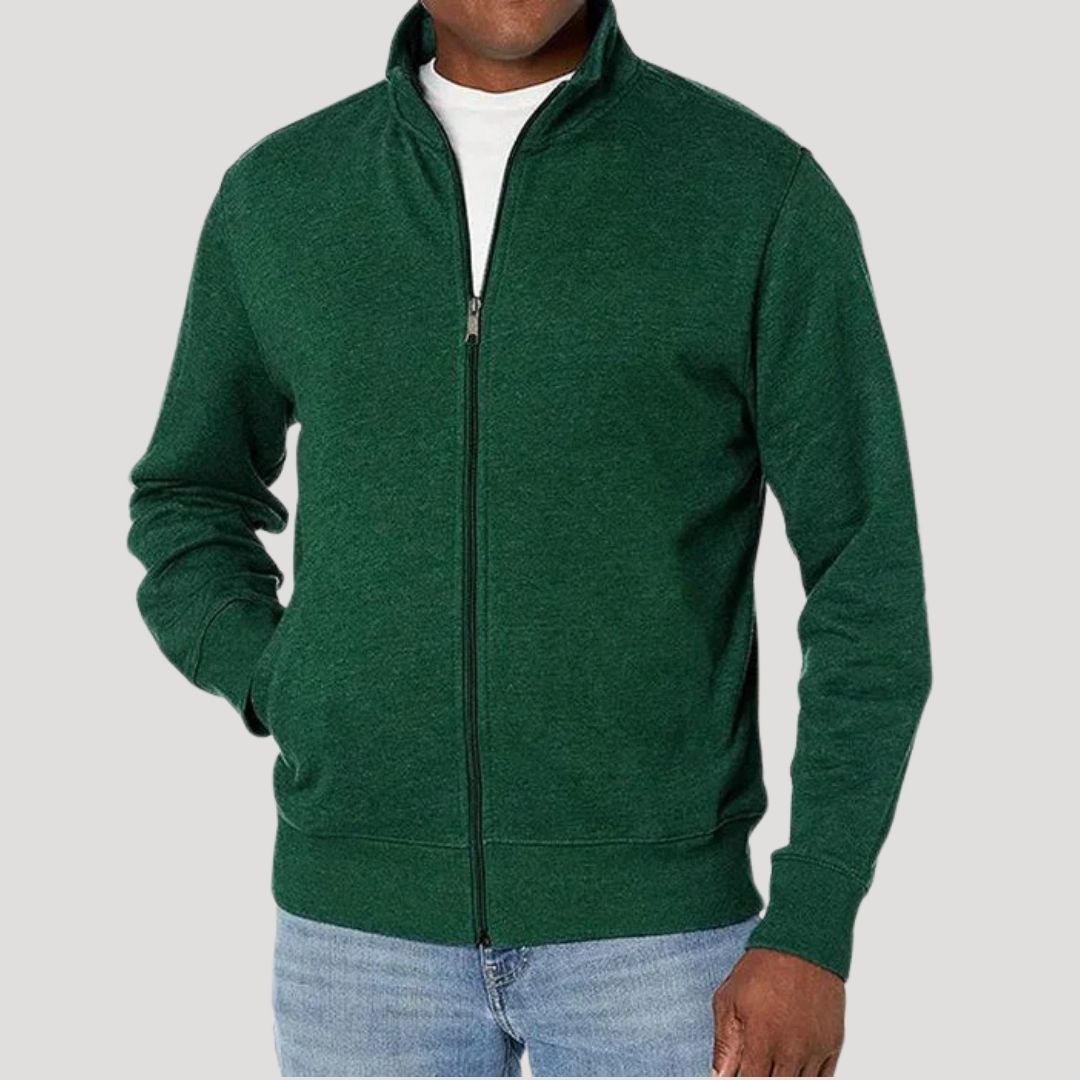 Men's Light Zip Front Casual Coat