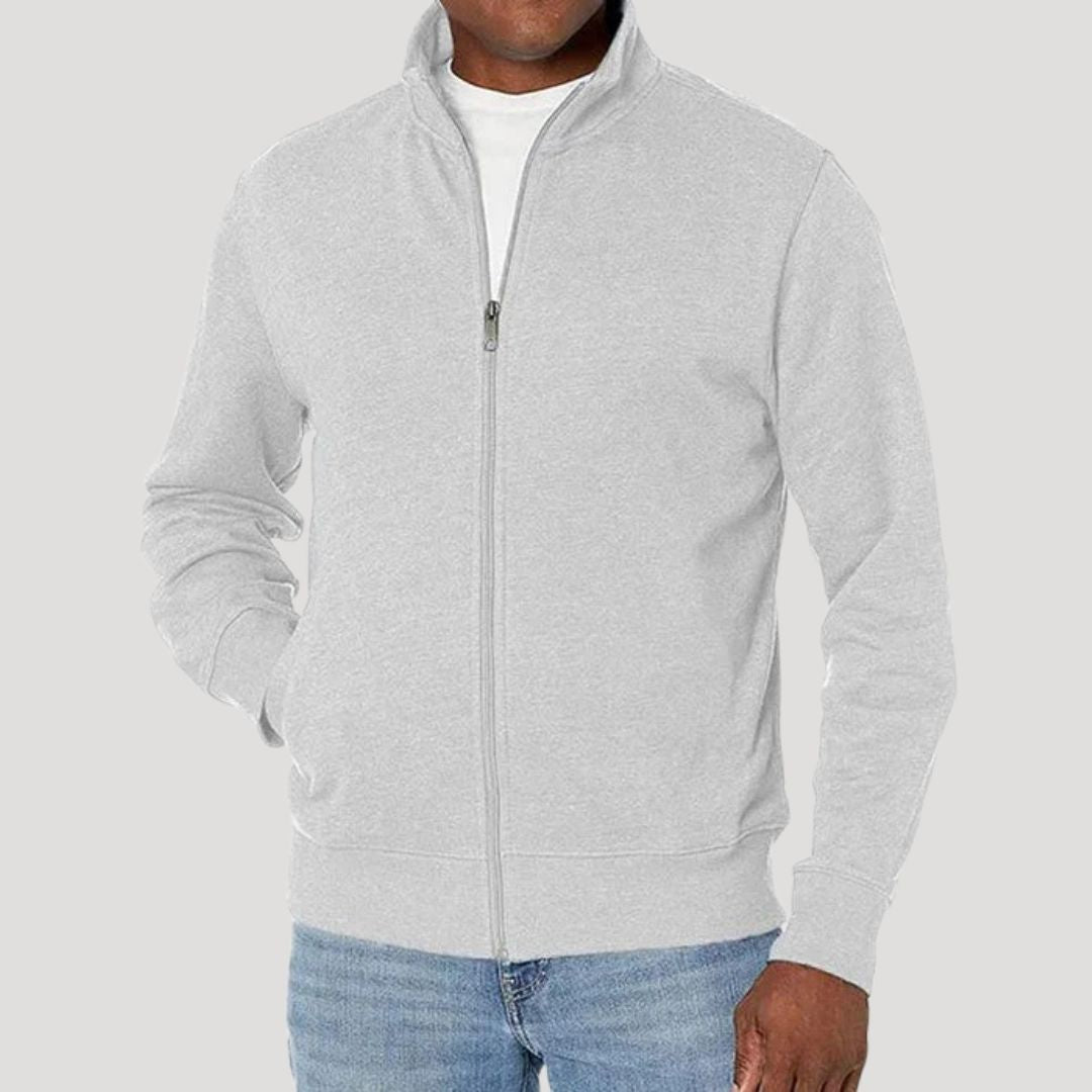 Men's Light Zip Front Casual Coat