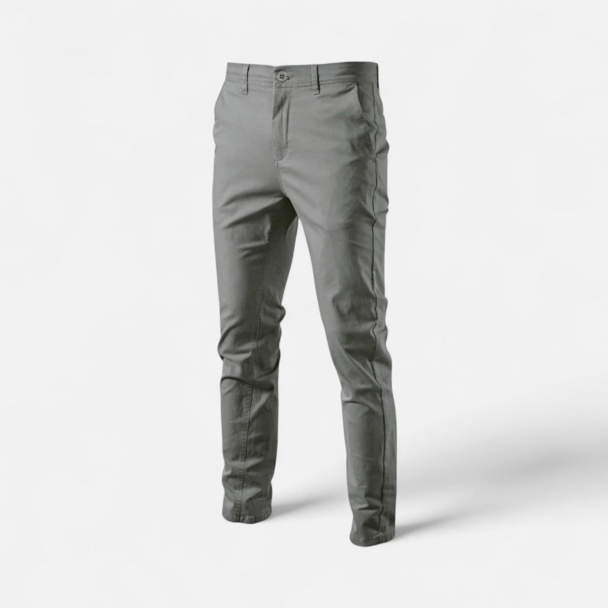Men's Tailored Cotton Blend Smart Casual Chino Pants