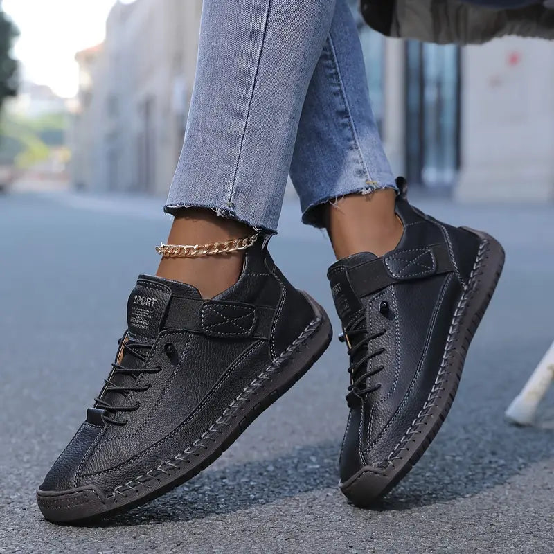 Women's Supportive Everyday Orthopedic Leather Sneakers