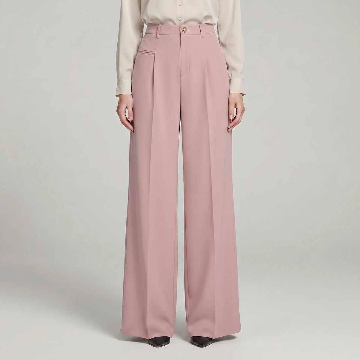 Women's Wide-Leg Summer Pleated Palazzo Pants