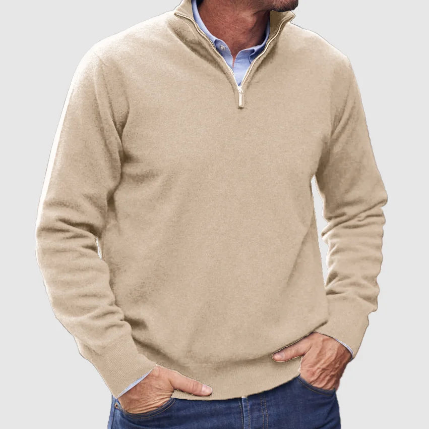Men's Office to Weekend Quarter Zip Knit Pullover